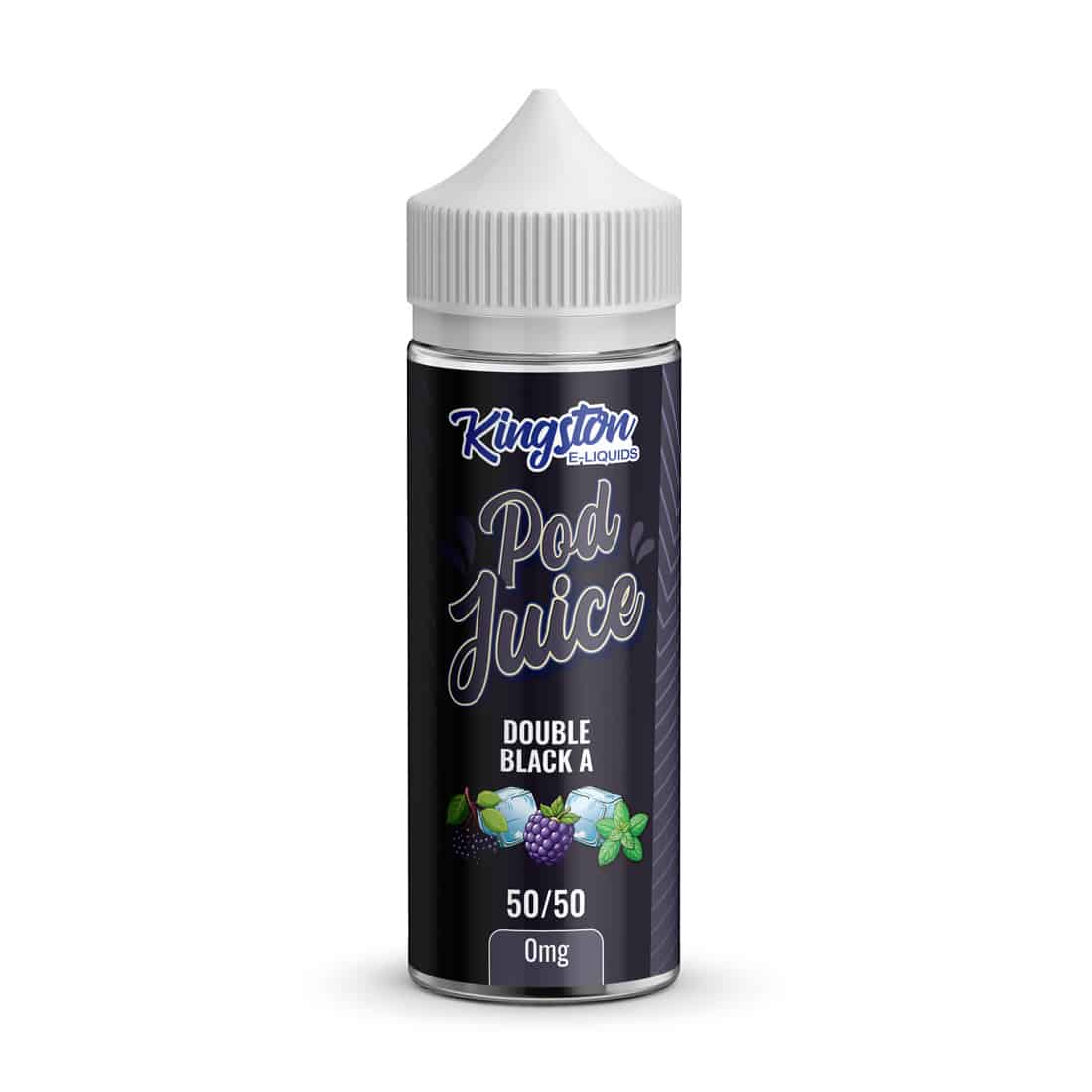 Kingston Pod Juice 100ml - 50/50 - Double Black A