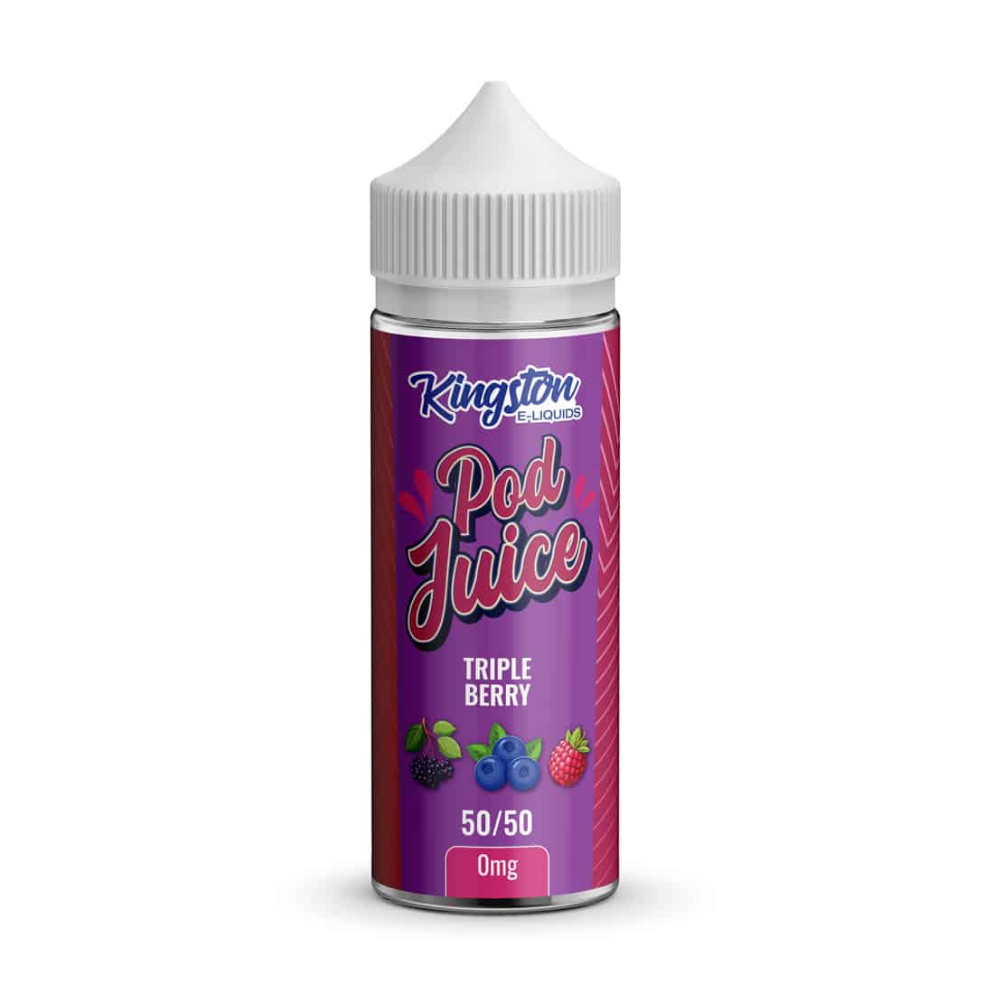 Kingston Pod Juice 100ml - 50/50 - Triple Berry