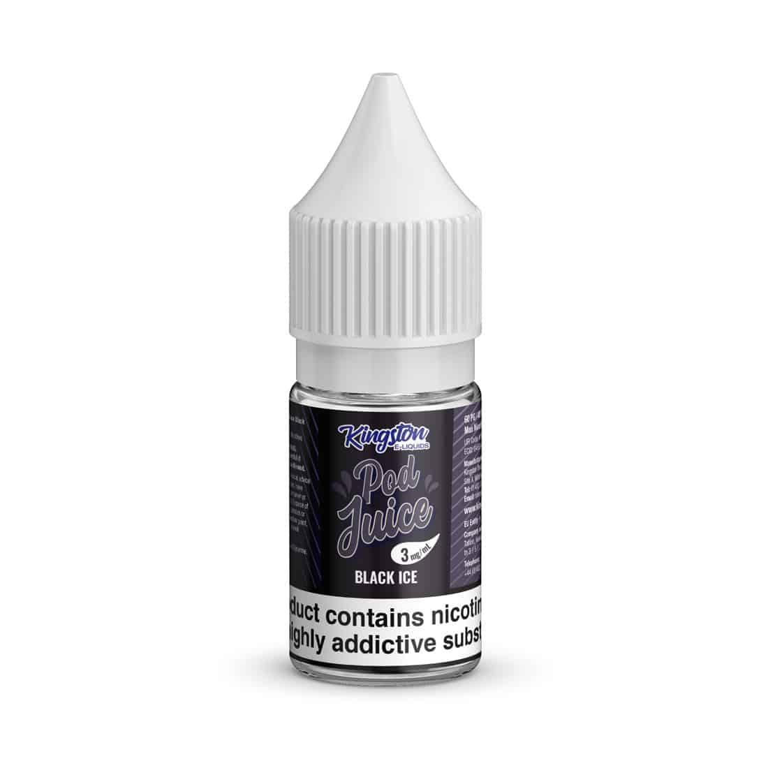 Kingston Pod Juice 10ml | 3mg | Black Ice