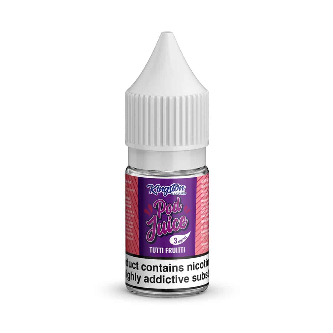 Kingston Pod Juice 10ml | 3mg | Tutti Frutti