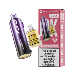 Pod Salt Pyne Click Replacement Pod - 10+2ml - FRESH RASPBERRY MOJITO -