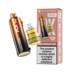 Pod Salt Pyne Click Replacement Pod - 10+2ml - MANGO STRAWBERRY PEACH -