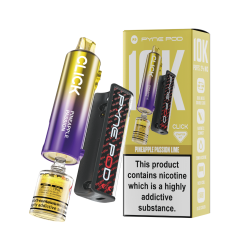 Pod Salt Pyne Click 10,000 Puffs - 10+2ml - PINEAPPLE PASSION LIME -