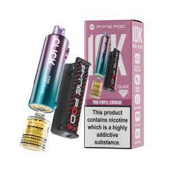 Pod Salt Pyne Click 10,000 Puffs - 10+2ml - PINK PURPLE LEMONADE -