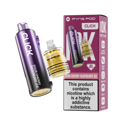 Pod Salt Pyne Click Replacement Pod - 10+2ml - SOUR CHERRY RASPBERRY ICE -