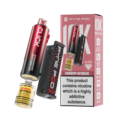 Pod Salt Pyne Click 10,000 Puffs - 10+2ml - STRAWBERRY WATERMELON -
